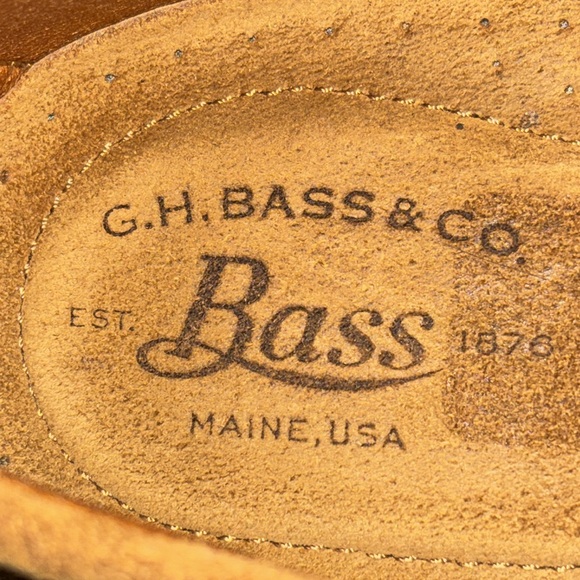 G.H. BASS & CO. TAN SUEDE LOAFERS MEN’S SIZE 11.5 PENNY LOAFER DRIVING SHOES EUC - Picture 13 of 14